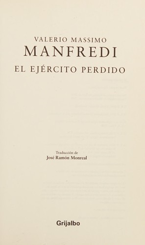 Portada de El ejército perdido