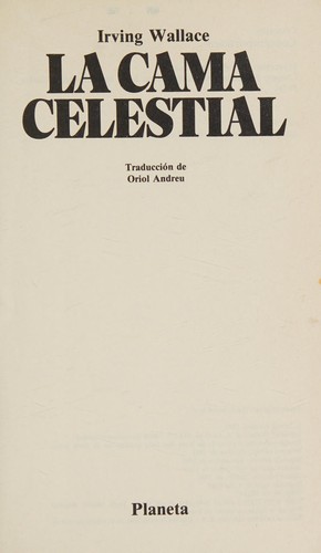 Portada de La cama celestial