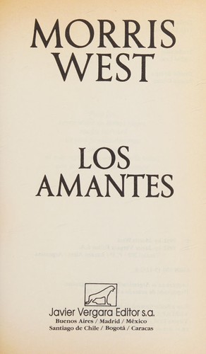 Portada de Los Amantes