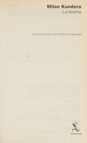 Portada de La broma