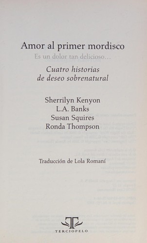 Portada de Amor al primer mordisco