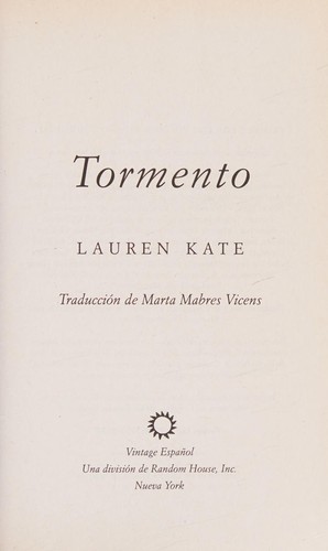 Portada de Tormento
