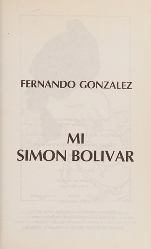 Portada de Mi Simon Bolivar