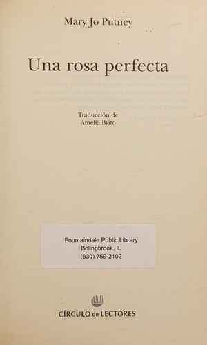 Portada de Una Rosa Perfecta