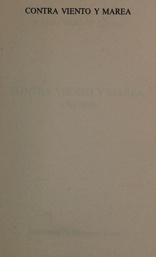 Portada de Contra viento y marea, 1962-1982