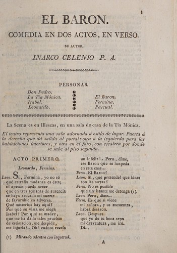 Portada de El barón