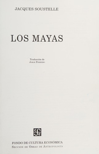 Portada de Los Mayas