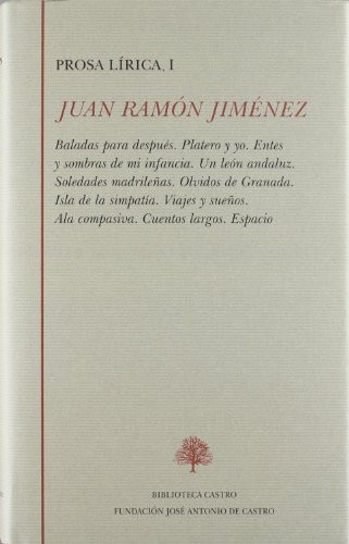 Portada de Prosa lírica