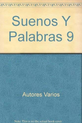 Portada de Suenos Y Palabras 9