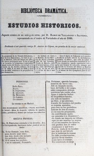 Portada de Estudios históricos