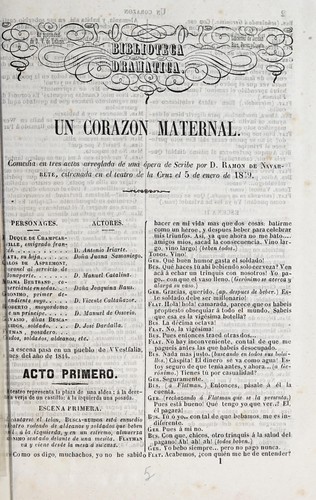 Portada de Un corazón maternal