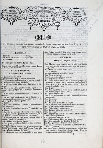 Portada de Celos!
