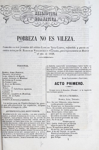 Portada de Pobreza no es vileza