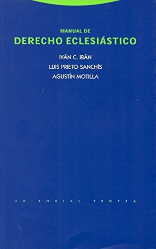 Portada de Manual de derecho eclesiástico