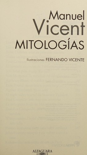 Portada de Mitologías
