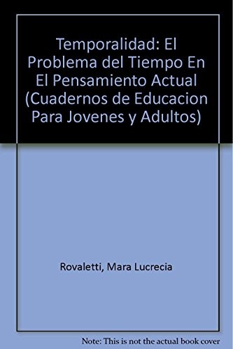 Portada de Temporalidad
