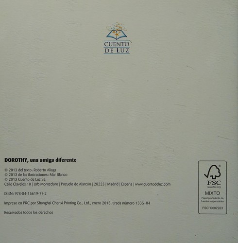 Portada de Dorothy