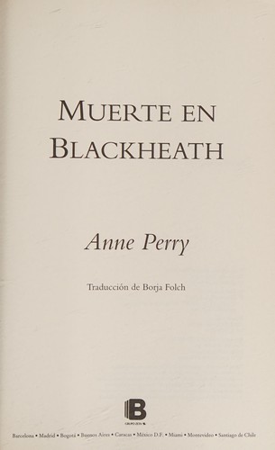 Portada de Muerte en Blackheath
