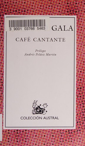 Portada de Café cantante