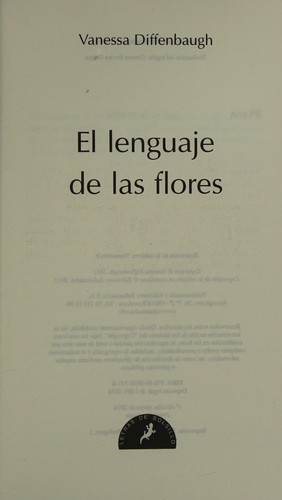 Portada de El lenguaje de las flores