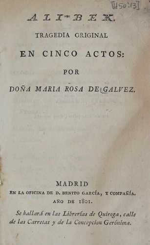 Portada de Ali-Bek