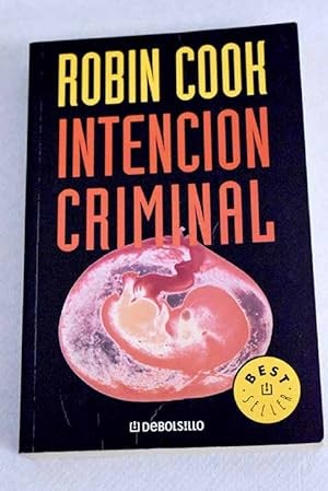 Portada de Intención criminal