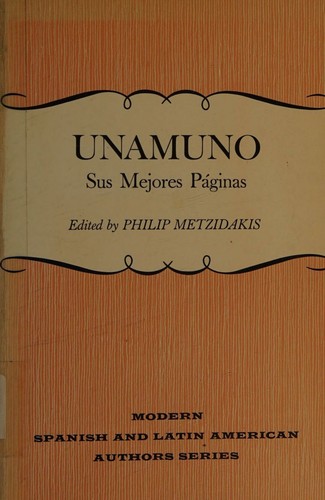 Portada de Unamuno