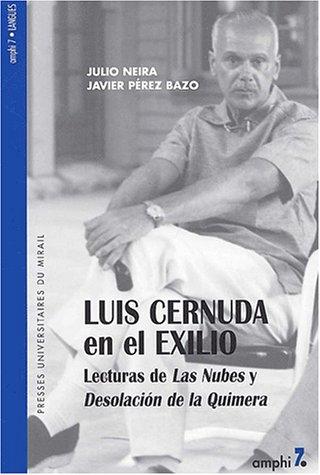 Portada de Luis Cernuda en el exilio
