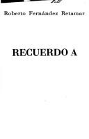 Portada de Recuerdo a