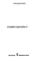Portada de Cuando leas esta carta