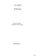 Portada de Poesía