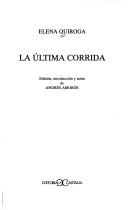Portada de La última corrida