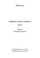 Portada de Narrativa corta completa