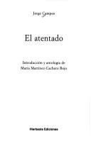 Portada de El atentado