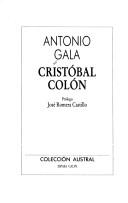Portada de Cristóbal Colón