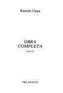 Portada de Obra completa