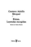 Portada de Rimas ; Leyendas escogidas