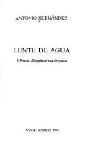 Portada de Lente de agua
