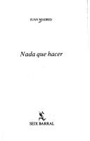 Portada de Nada que hacer