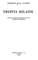 Portada de Treinta relatos