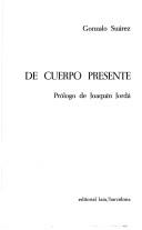 Portada de De cuerpo presente