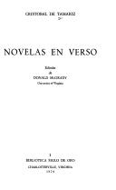 Portada de Novelas en verso