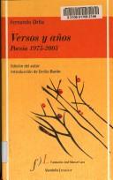 Portada de Versos y años