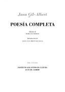 Portada de Poesía completa