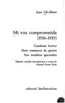 Portada de Mi voz comprometida