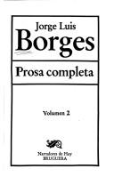 Portada de Prosa completa