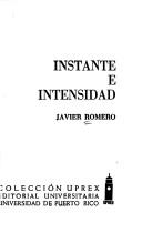 Portada de Instante e intensidad