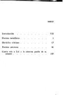Portada de Poesía metafísica y amorosa