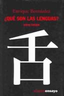 Portada de ¿Qué son las lenguas?