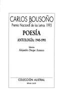 Portada de Poesía